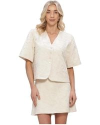 Object - Overhemden ,Leer Mathilda Lisa 2/4 Lo Blazer - Lyst