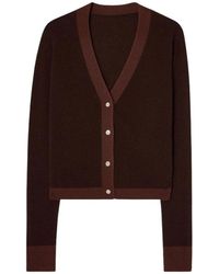 CLOEYS - Truien & Vesten ,Bruin ,Kasjmier Kleurblock Cardigan Bruin Bruin - Lyst