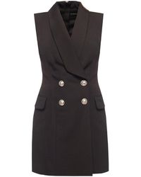 Balmain Sleeveless Dress - Zwart