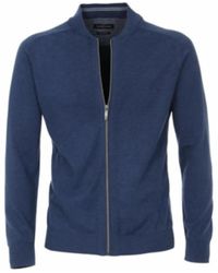 CASA MODA - Blauer Herren Cardigan Stilvolles Design - Lyst