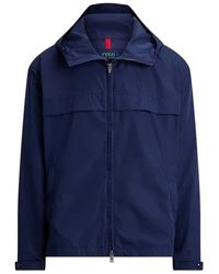 Polo Ralph Lauren - Jassen ,Blauw ,Leer The Glenmoor Hooded Jacket - Lyst