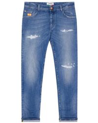 carlo colucci - Slim-Fit Jeans - Lyst
