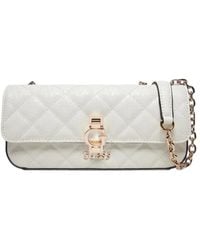 Guess - Tassen ,Wit ,Leer Bessey Crossbody Bag - Lyst