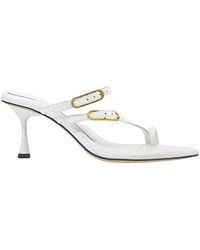 STUDIO AMELIA - Weiße Absatzsandalen Sabrina 70 Stil - Lyst