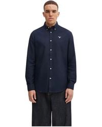 Barbour - Overhemden ,Blauw ,Katoen Oxtown Tailored Shirt - Lyst