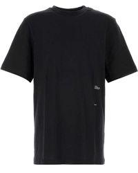 OAMC - Schwarzes baumwoll-t-shirt - Lyst