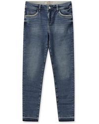 Mos Mosh - Jeans slim-fit mateos con detalles bordados - Lyst