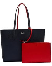 Lacoste - Wendbare Schultertasche Mit Abnehmbarer Tasche - Lyst