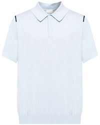 Paul Smith - Hellblaues Polo-Shirt Mit Kontrastierendem Besatz - Lyst