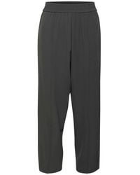 Kaffe - Cropped Trousers - Lyst