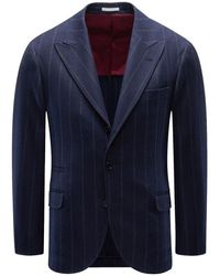 Brunello Cucinelli - Chaqueta De Lana - Lyst