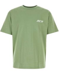 MCM - Es Baumwoll-Oversize-T-Shirt - Lyst