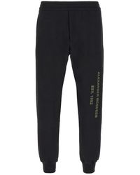 McQueen - Broeken ,Zwart ,Katoen Stijlvolle Broeken Voor Mannen En Vrouwen - Lyst