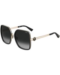 Moschino - Elegante schwarze sonnenbrille für frauen - Lyst