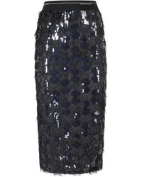Semicouture - Bindy Midi Rok - Lyst