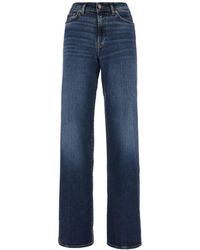 7 For All Mankind - Jeans ,Blauw ,Denim Klassieke Denim Jeans Voor Dagelijks Gebruik - Lyst