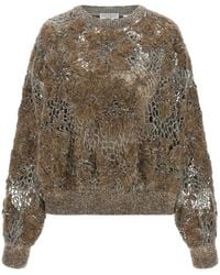 Brunello Cucinelli - Round-Neck Knitwear - Lyst