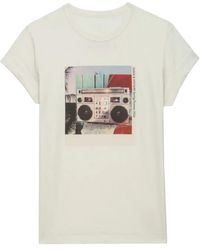 Zadig & Voltaire - Camiseta Anya Estampado Fotográfico - Lyst