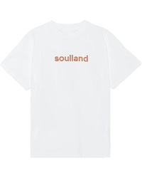 Soulland - Camiseta con logo de pedrería - Lyst