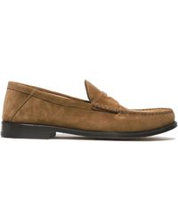 Rossano Bisconti - Braune wildleder mokassins - Lyst