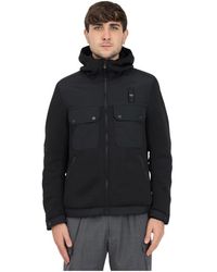 Blauer - Jassen ,Zwart ,Polyester Urban Neopreen Jas - Lyst
