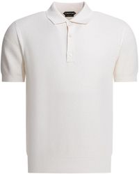 Tom Ford - Silk Cotton Piquet Polo - Lyst