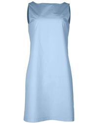 Vicario Cinque - Vestido azul claro para mujeres - Lyst