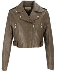 Michael Kors - Leather Jackets - Lyst