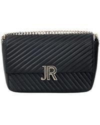 John Richmond - Schwarz/Goldene Schultertasche - Lyst