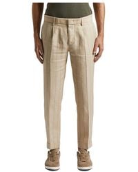Peserico - Slim-Fit Trousers - Lyst