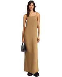 By Malene Birger - Kleedjes ,Bruin ,Ellionore Maxi Jurk Licht Bruin - Lyst