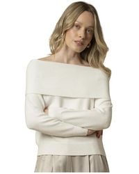 Kocca - Stijlvolle Off-Shoulder Trui - Lyst