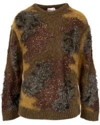 Semicouture - Round-Neck Knitwear - Lyst