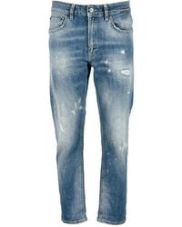 Dondup - Mila Jeans Con Cremallera, Mujer, Talla - Lyst