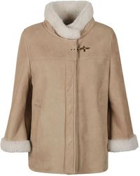 Fay - Faux Fur & Shearling Jackets - Lyst
