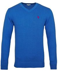 U.S. POLO ASSN. - V-Neck Knitwear - Lyst