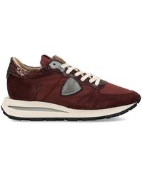 Philippe Model - Schoenen ,Rood ,Suède Trpx Haute Running - Lyst