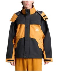 adidas - Fitness ,Oranje ,Leer Eqt Jacket - Lyst