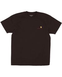 Carhartt - Script Tee Tobacco Herren T-Shirt - Lyst