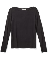 Sofie Schnoor - Tops ,Zwart ,Leer Marion Sw Blouse Lange Mouw - Lyst