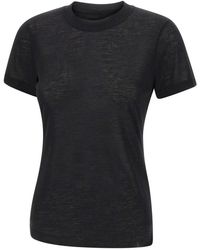 Filippa K - Tops ,Zwart ,Lyocell Cashmere Tee - Lyst