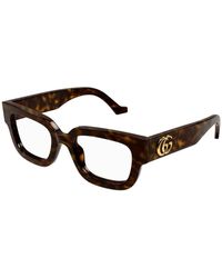Gucci - Havana Transparente Brille Gg1548O Stil - Lyst