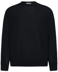 D4.0 - Virgin Wool Crewneck Sweater - Lyst