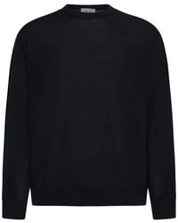 D4.0 - Virgin Wool Crewneck Sweater - Lyst
