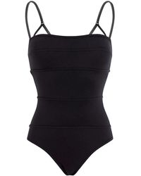 Vilebrequin - Sculpting One-Piece Badpak Effen - Lyst