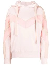 IRO - Hoodies & Sweatvesten ,Roze ,Katoen Casual Hoodie Sweater - Lyst