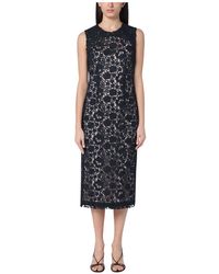 P.A.R.O.S.H. - P.A.R.O..H. ,Kleedjes ,Blauw ,Blauwe Lange Jurk Voor Vrouwen - Lyst