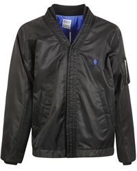 Marcelo Burlon - Schwarze cross kimono bomber jacken - Lyst
