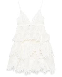 Zimmermann - Sweetheart Neck Jurk - Lyst
