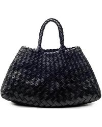 Dragon Diffusion - Tassen ,Zwart ,Leer Santa Croce Small Leather Bag - Lyst